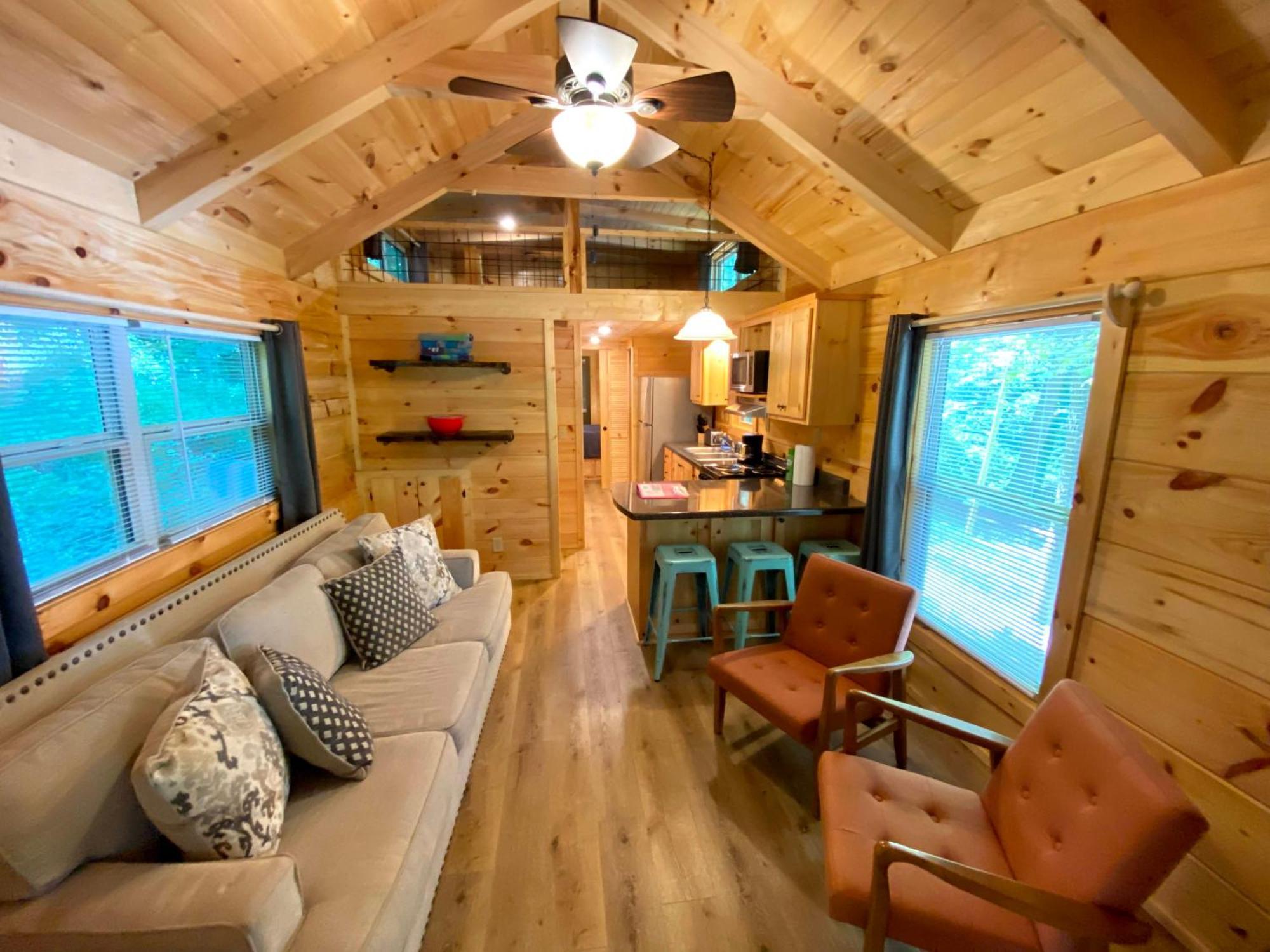 Nana Cabin Tiny Log Home Comfort In Rustic Bliss تشاتانوغا المظهر الخارجي الصورة